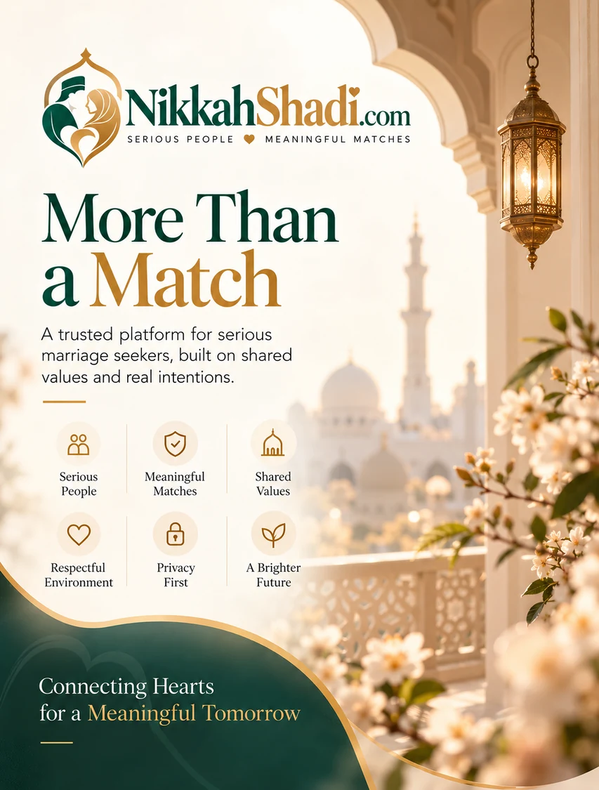 NikkahShadi premium matrimonial brand visual
